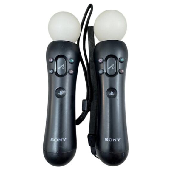 Sony Playstation Move Motion VR Virtual Reality Controller Set (2) - Picture 1 of 1